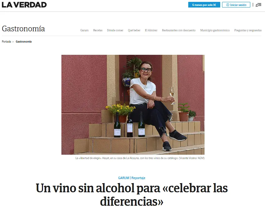 Un vino sin alcohol para celebrar las diferencias - diario LA VERDAD