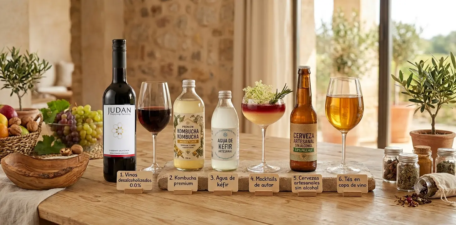 Alternativas saludables sin alcohol